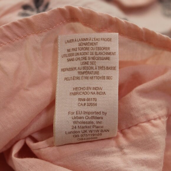 Free People size X-Small Women’s Emma Pink Gray Floral Embroidered Dress - Picture 9 of 13